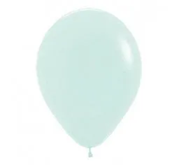 30cm Matte Pastel Green Balloons - Pack of 5