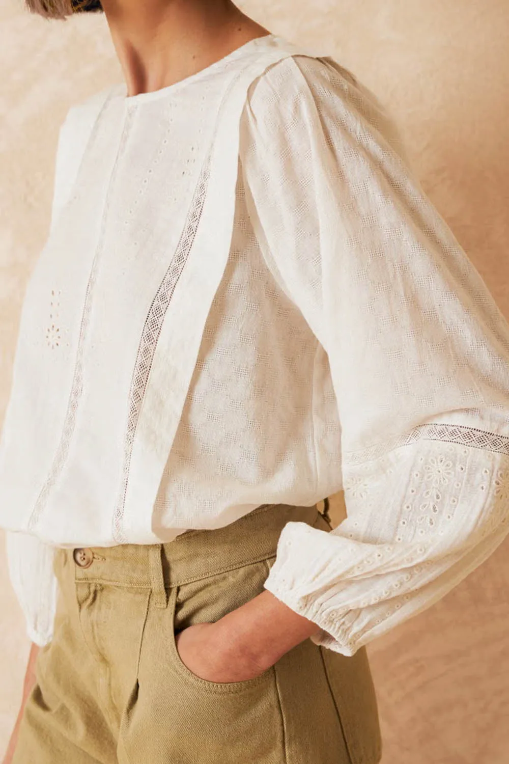 Balloon Sleeve Blouse