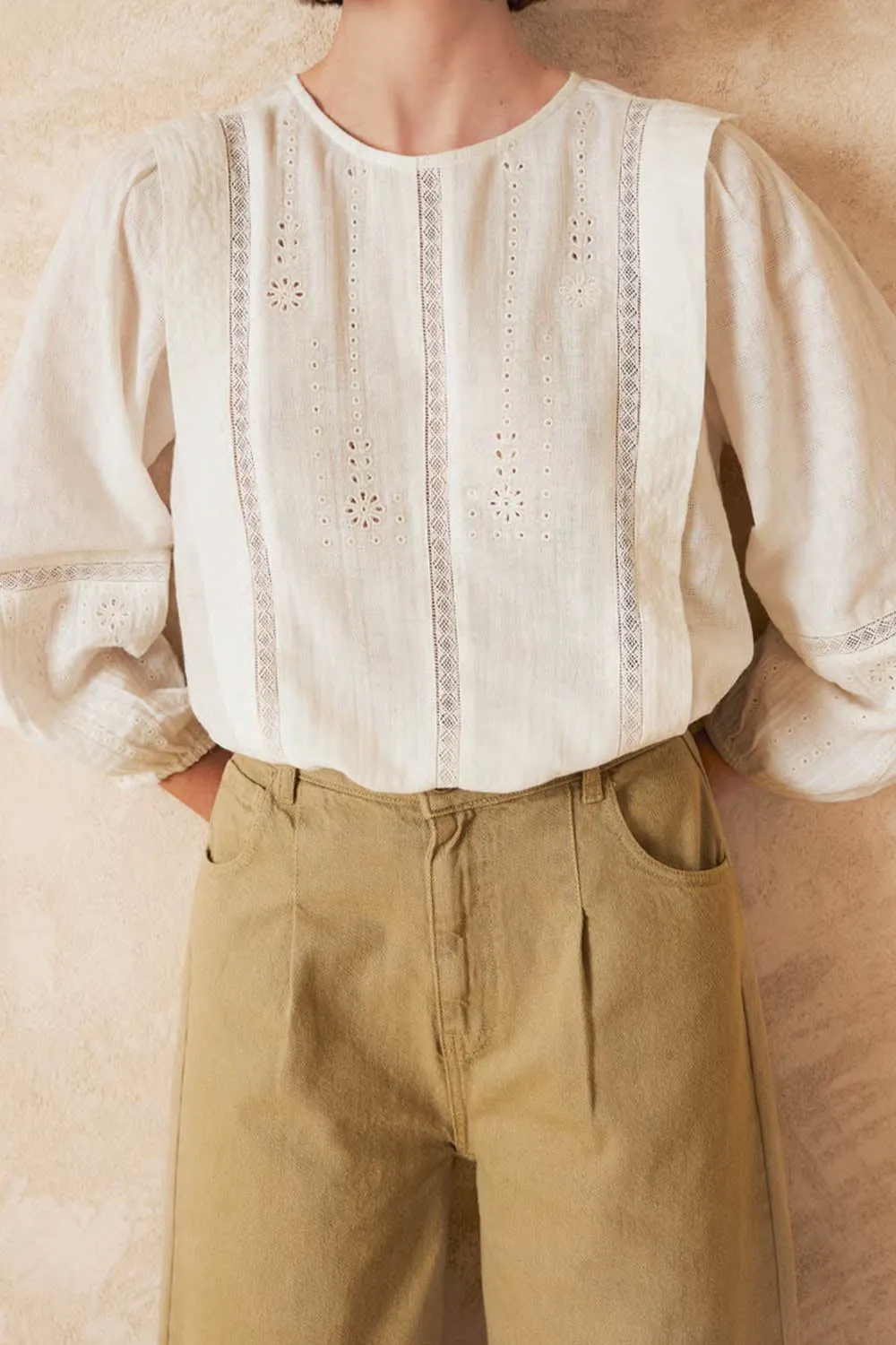 Balloon Sleeve Blouse