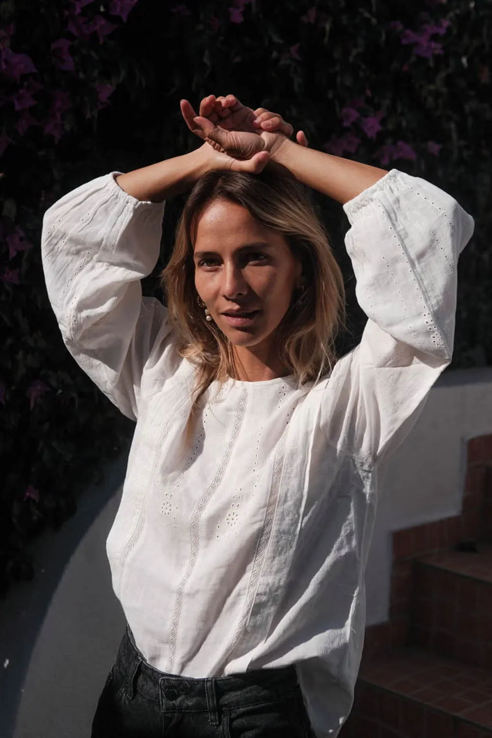 Balloon Sleeve Blouse
