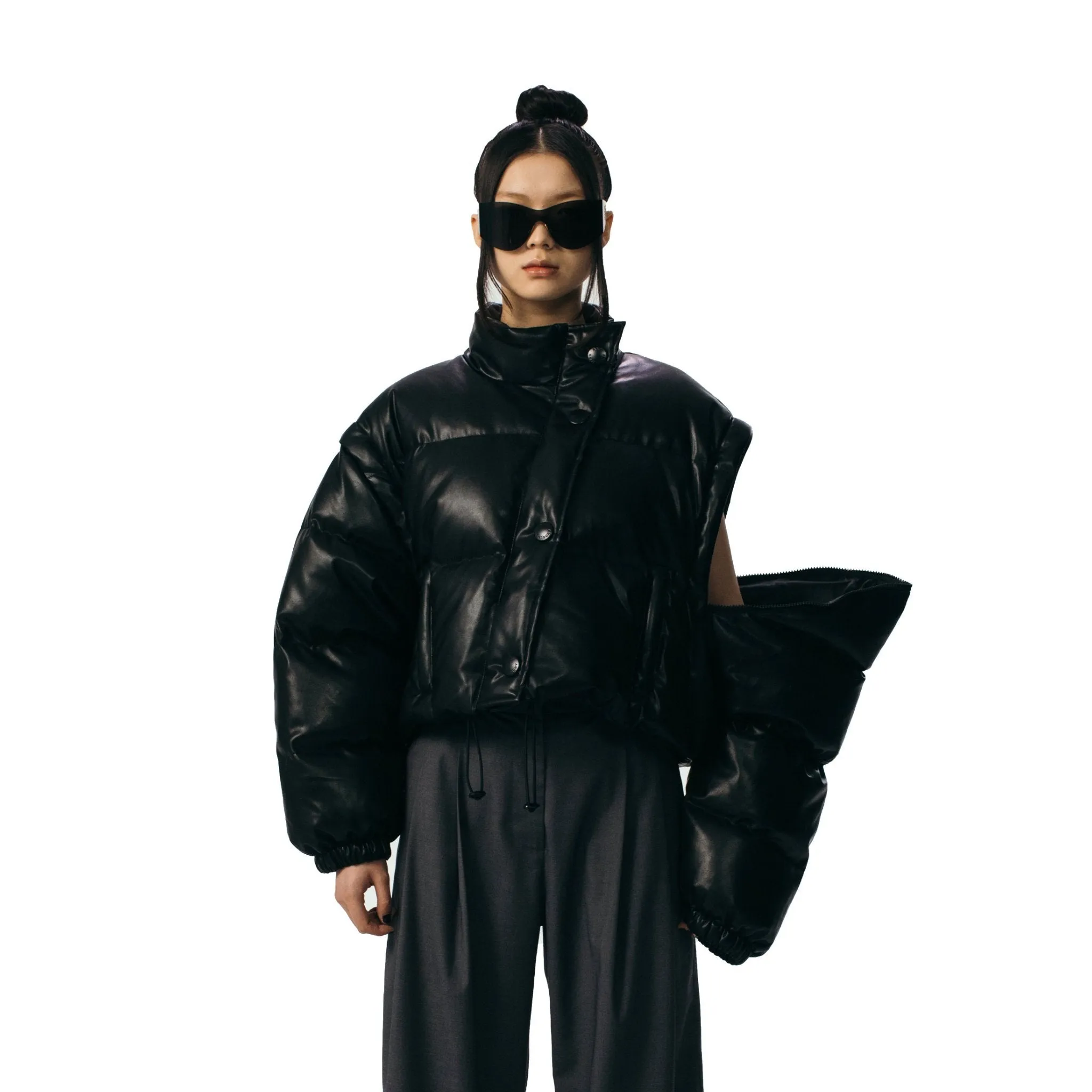 Black Short Down Jacket