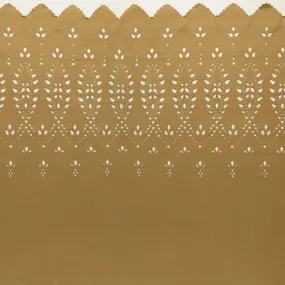 Bordered Suede Knit - AIYANA - 001 - Tan