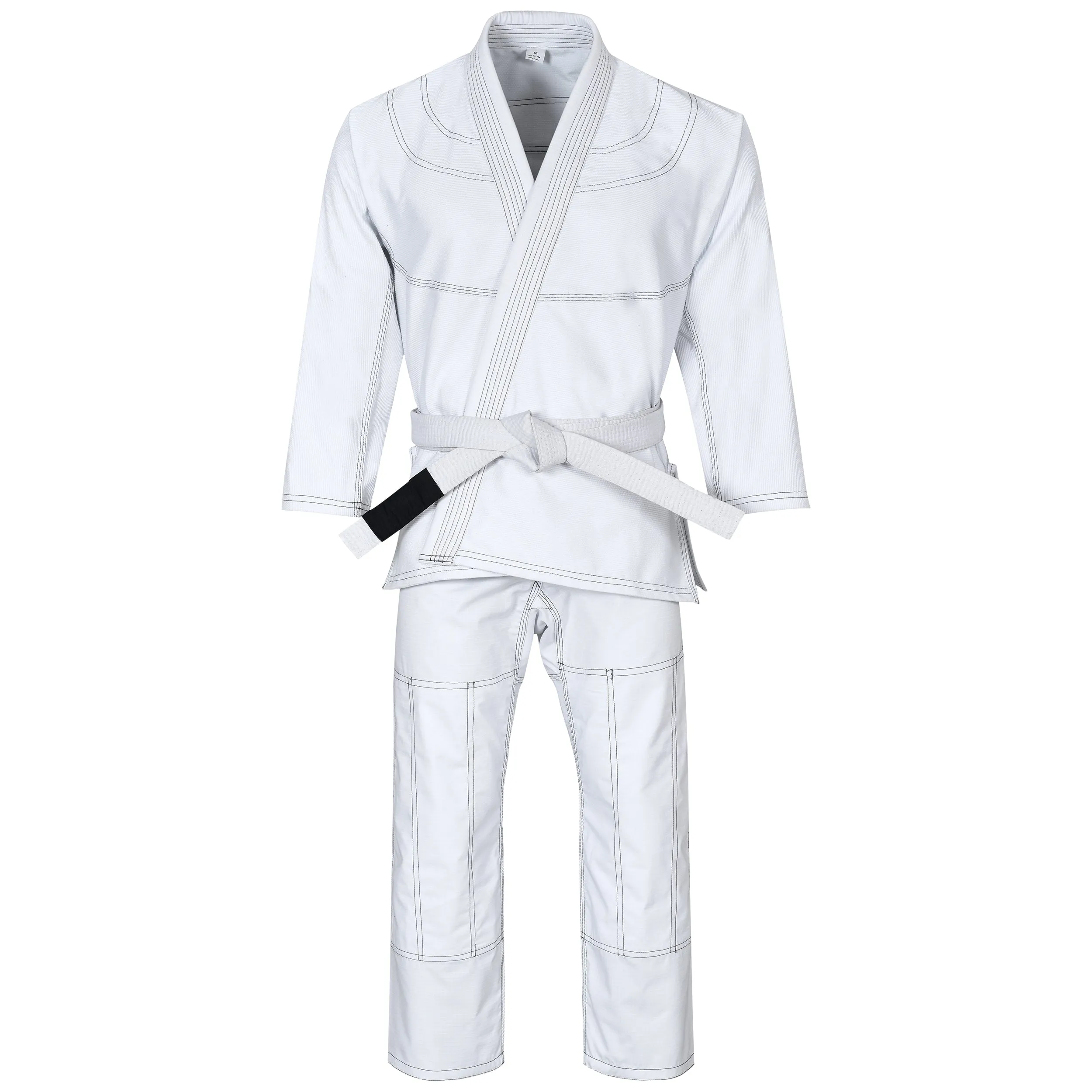 Brazilian Jiu Jitsu Gi for Men and Women, Lightweight and Preshrunk With a Free White Belt for Grappling Uniform Kimonos