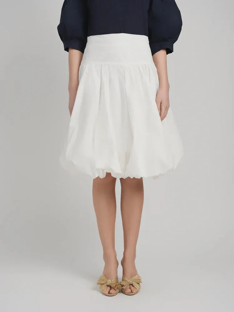 BUBBLE SKIRT (WHITE)
