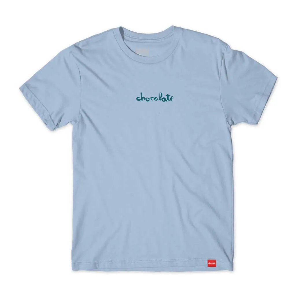 Chocolate OG Chunk Square S/S Tee - Dusty Blue