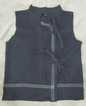 CR1836 Reworked Denim Wrap Top - 25 Pcs