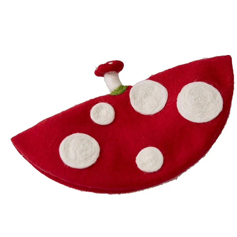 Cute Mushroom Wool Beret