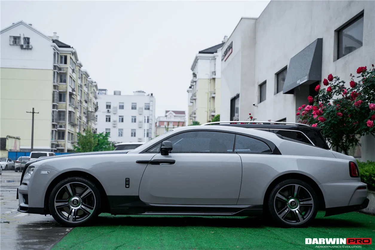 DarwinPRO 2016-2020 Rolls-Royce Wraith BKSS Style Carbon Fiber Side Skirts