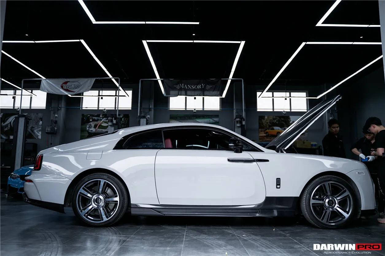 DarwinPRO 2016-2020 Rolls-Royce Wraith BKSS Style Carbon Fiber Side Skirts