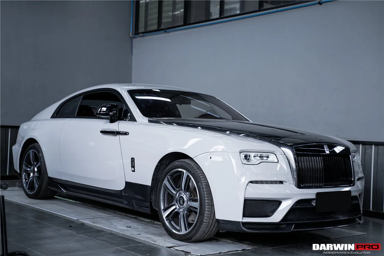 DarwinPRO 2016-2020 Rolls-Royce Wraith BKSS Style Carbon Fiber Side Skirts