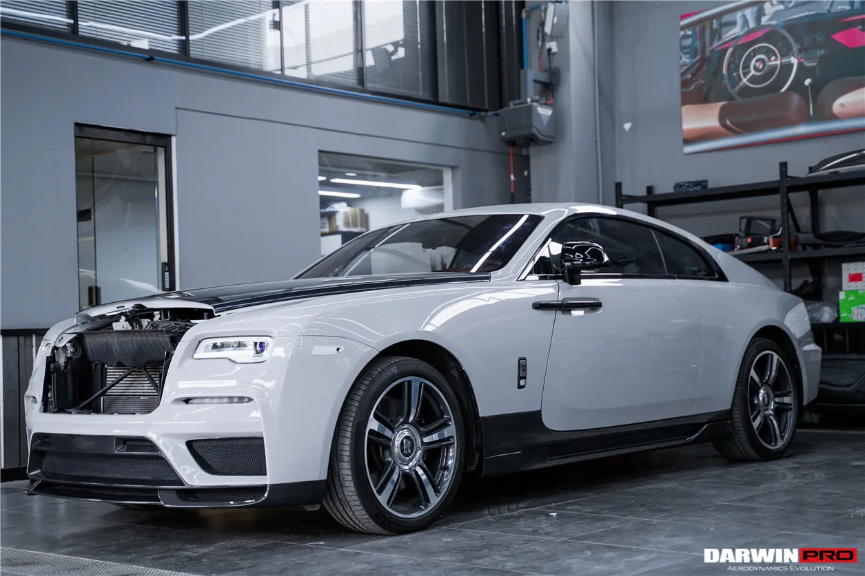 DarwinPRO 2016-2020 Rolls-Royce Wraith BKSS Style Carbon Fiber Side Skirts