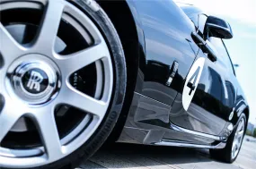 DarwinPRO 2016-2020 Rolls-Royce Wraith BKSS Style Carbon Fiber Side Skirts