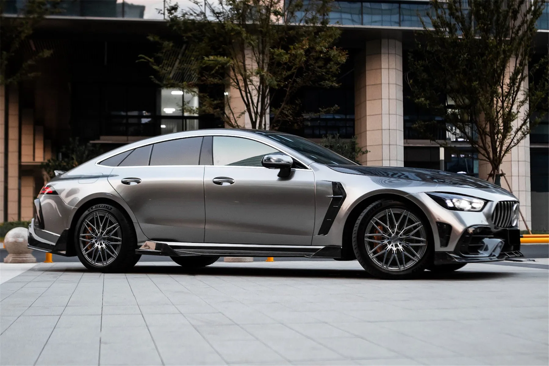 DarwinPRO 2019-2024 Mercedes Benz AMG GT50 GT53 GT43 GT63 GT63S 4Door Coupe X290 IMP Performance Ver.2 Side Skirts