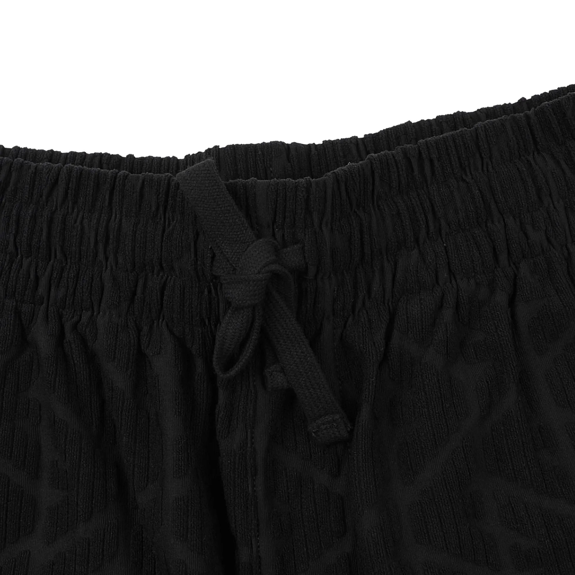 Emporio Armani Beach Woven All Over Eagle Bermuda Shorts Black