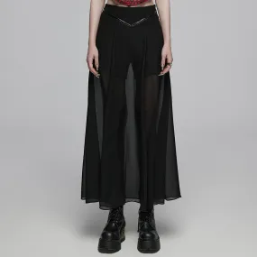 Flowing Chiffon Pant-Skirt OPQ-032DQF