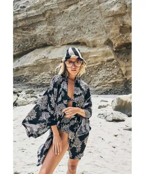Hitchhiker Kimono Black Dahlia