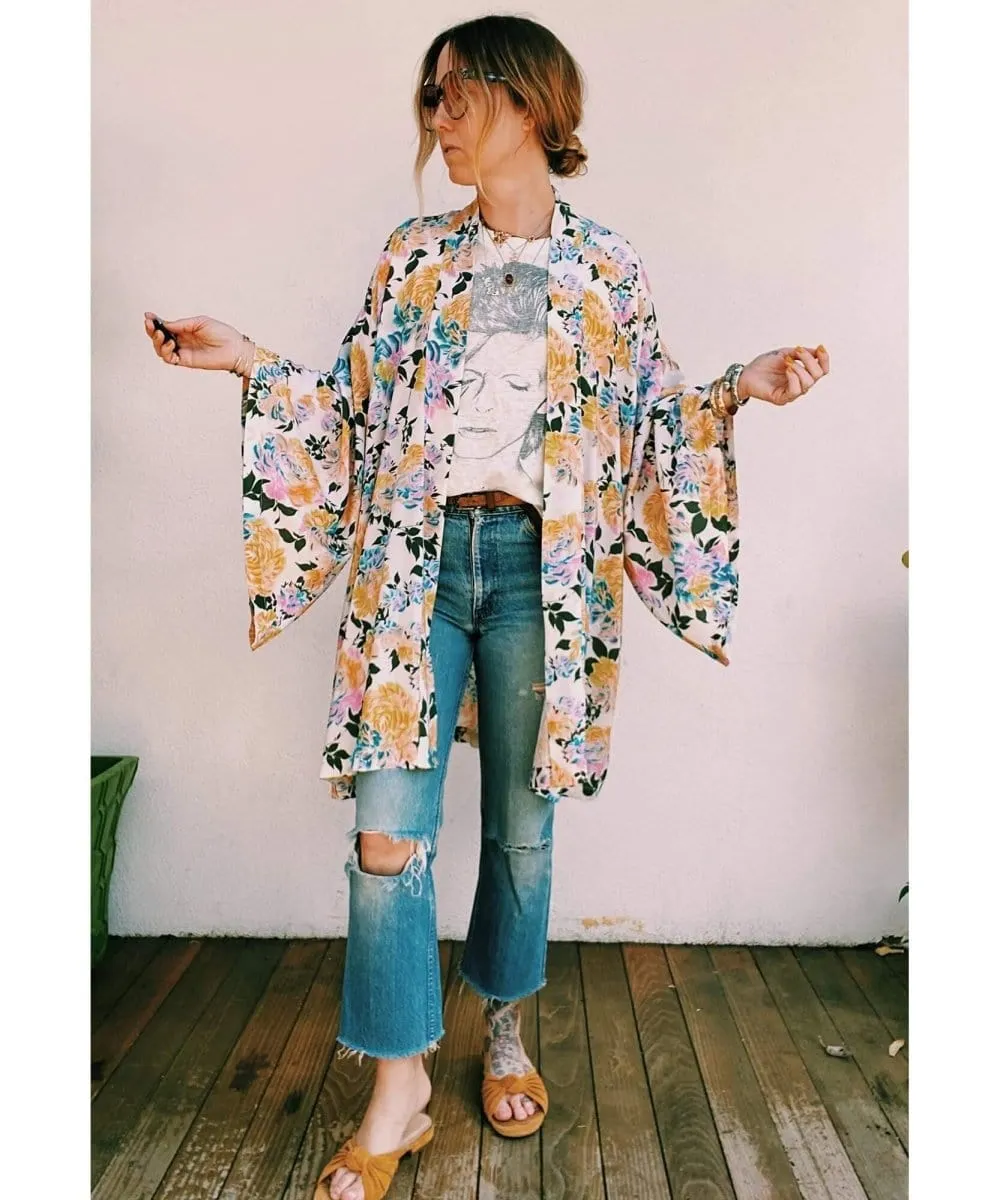 Hitchhiker Kimono Golden Motley