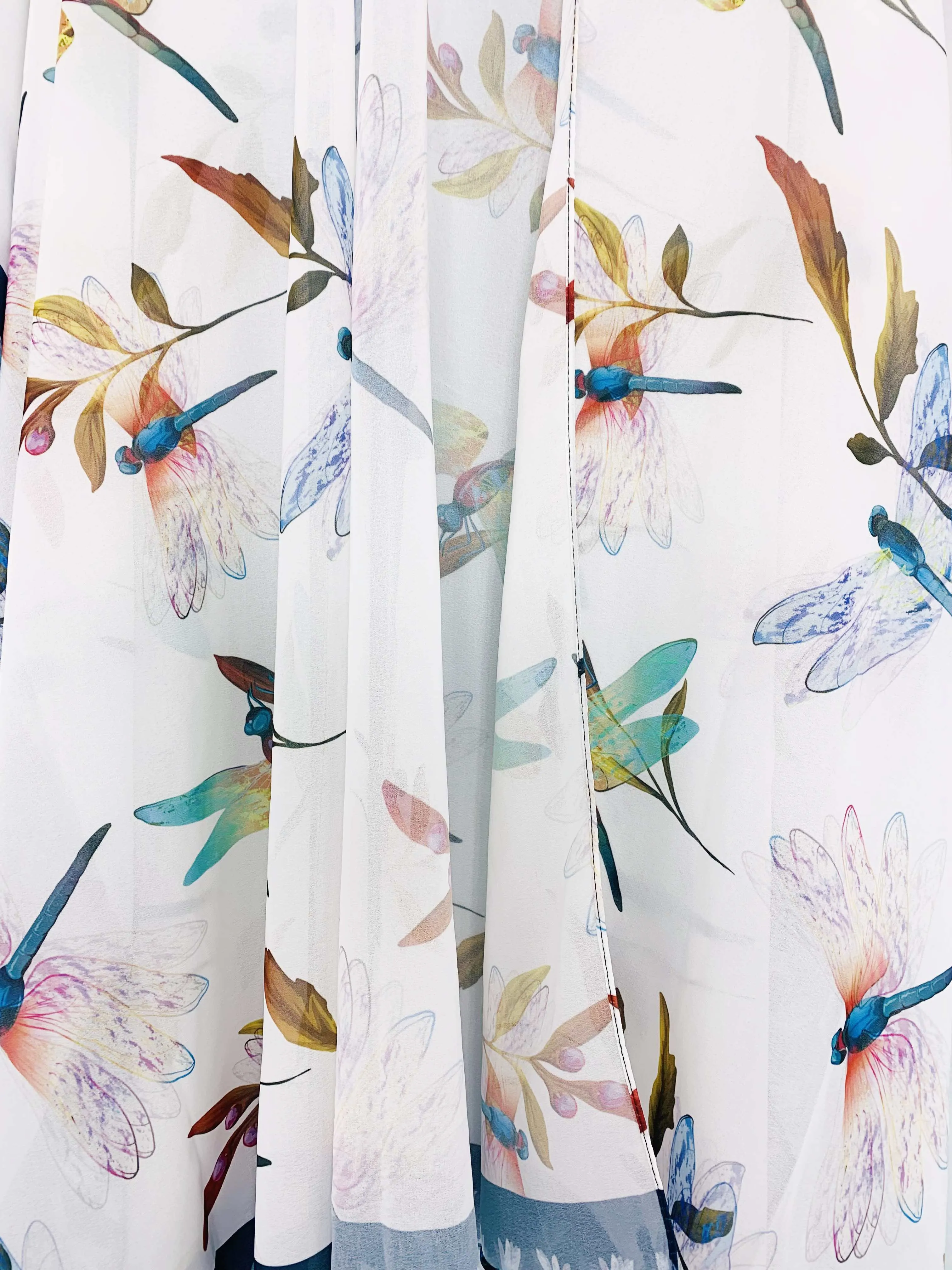 JC071045 Navy-Multi Dragonfly Kimono