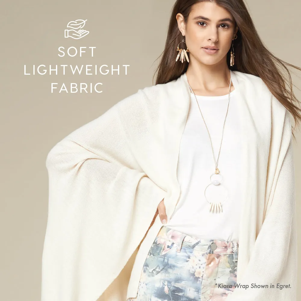 Kiara Lightweight Wrap - Silver