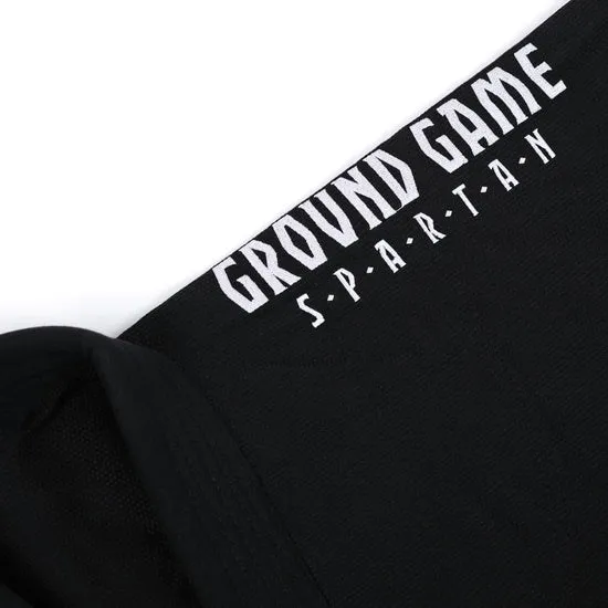 Kimono Brazilian Jiu Jitsu GROUND GAME Spartan - Negru