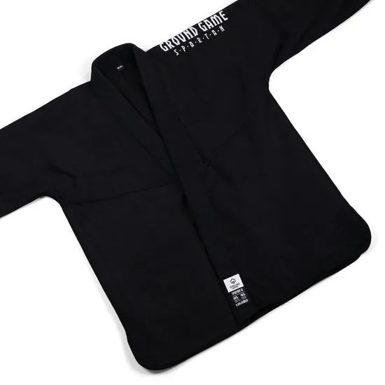Kimono Brazilian Jiu Jitsu GROUND GAME Spartan - Negru