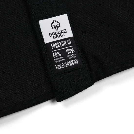 Kimono Brazilian Jiu Jitsu GROUND GAME Spartan - Negru