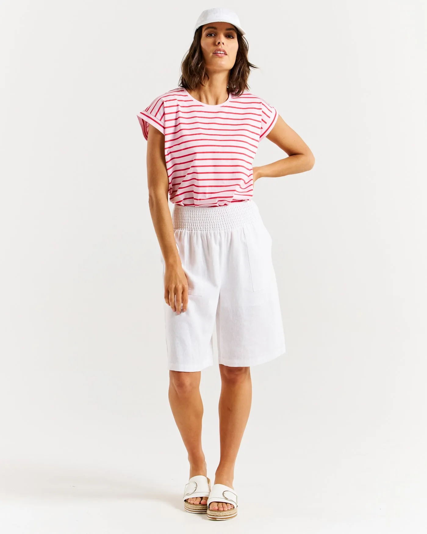 Lee Bermuda Short - White