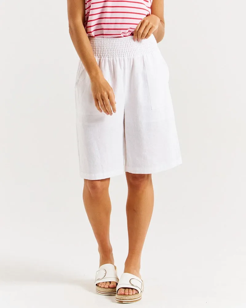 Lee Bermuda Short - White