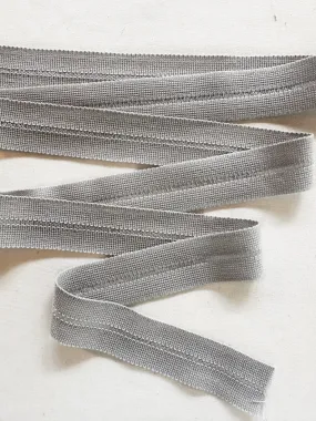 Light Gray Wool Fold Over Binder
