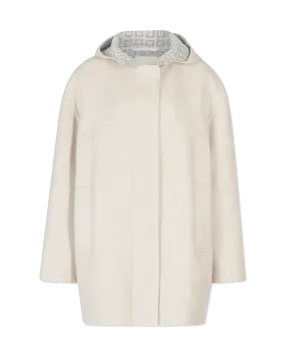 Logo-Lined Cashmere Coat