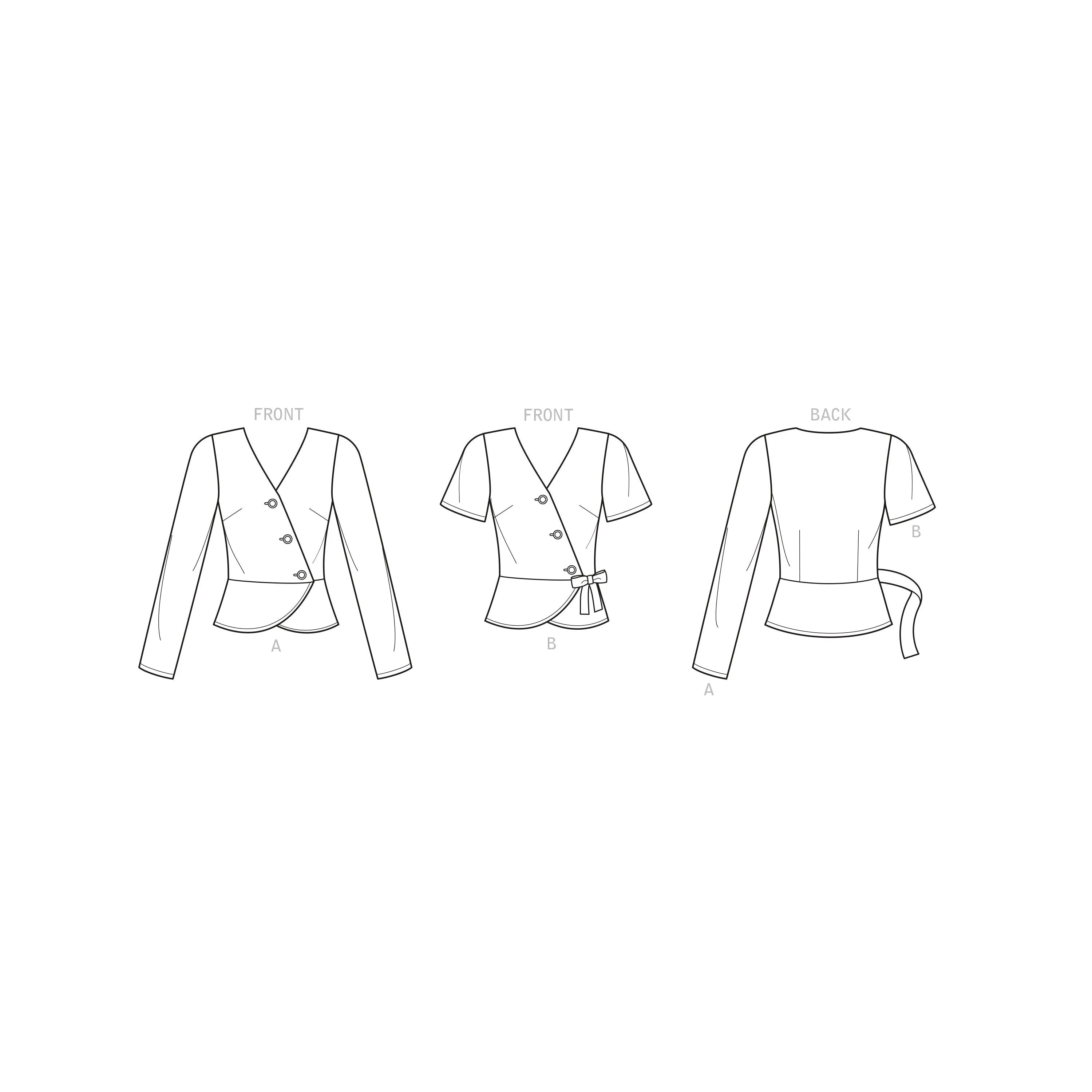 New Look Sewing Pattern 6700 Tops