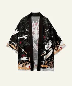 Playful Anime Kimono