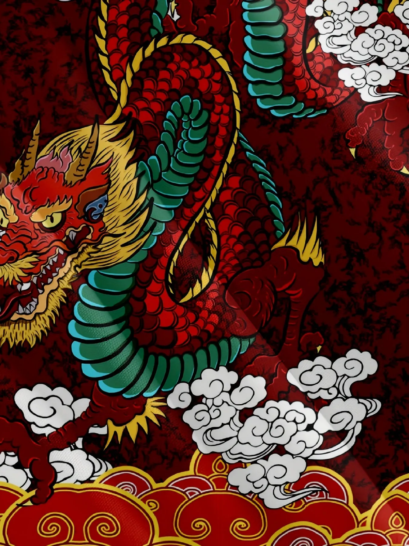 Red Dragon Kimono