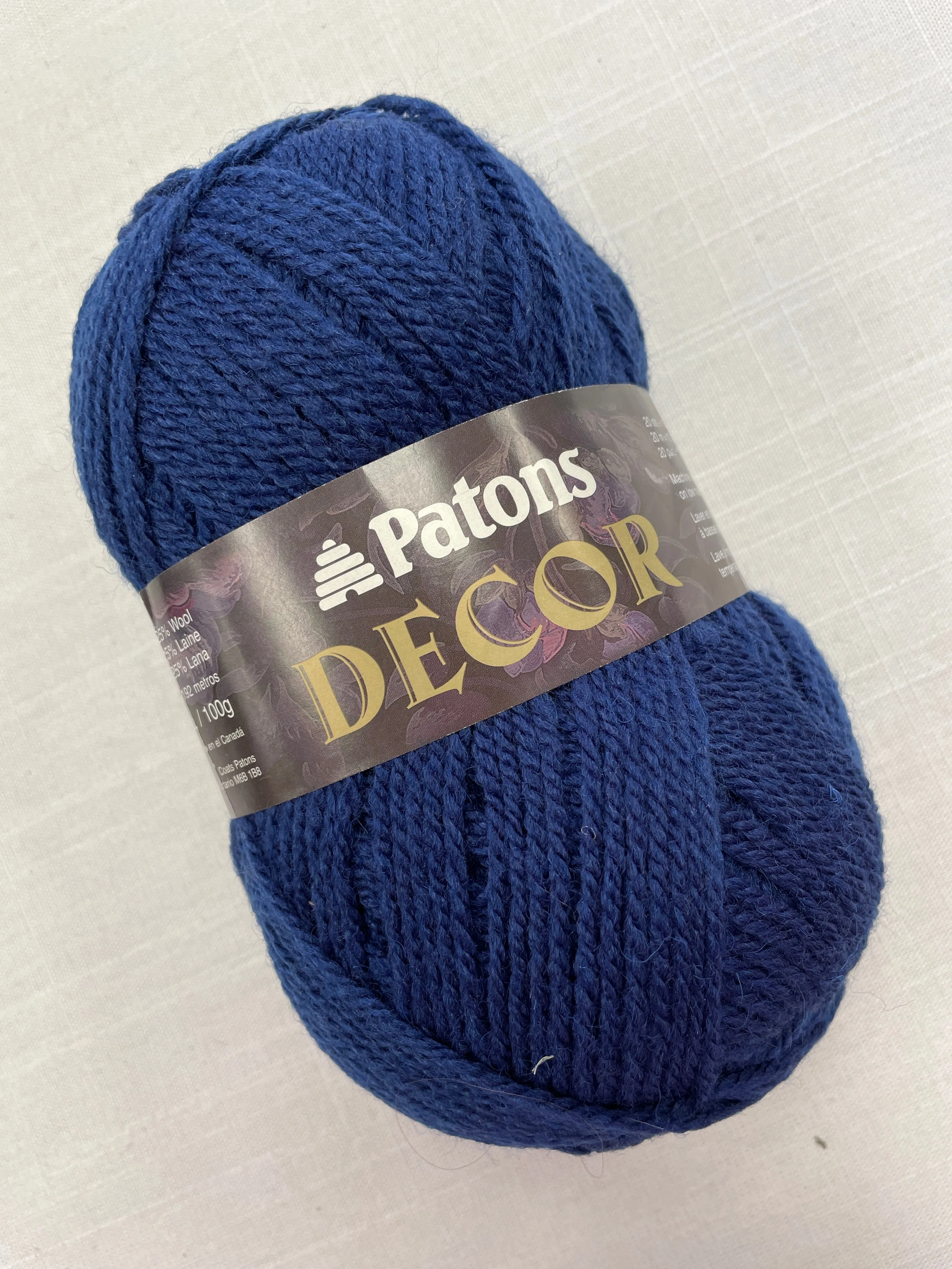 SALE Yarn Acrylic/Wool Blend - Deep Country Blue