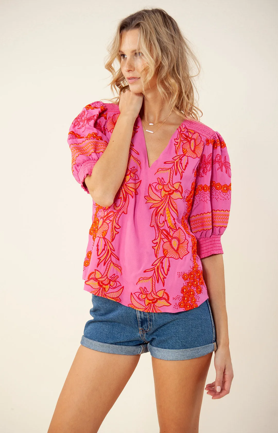 Sienna Smocked Top