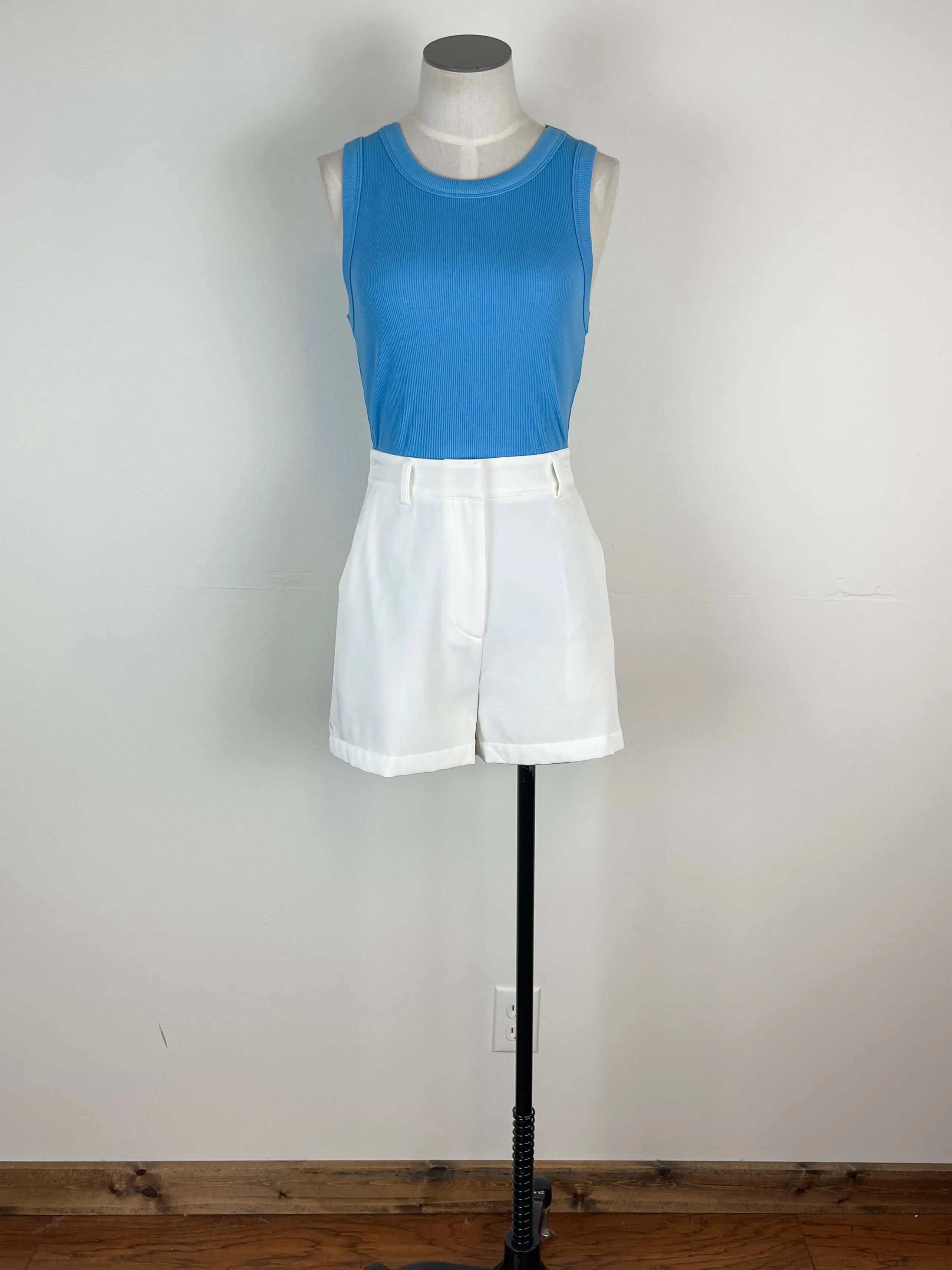 Sylvie Tailored Shorts in White
