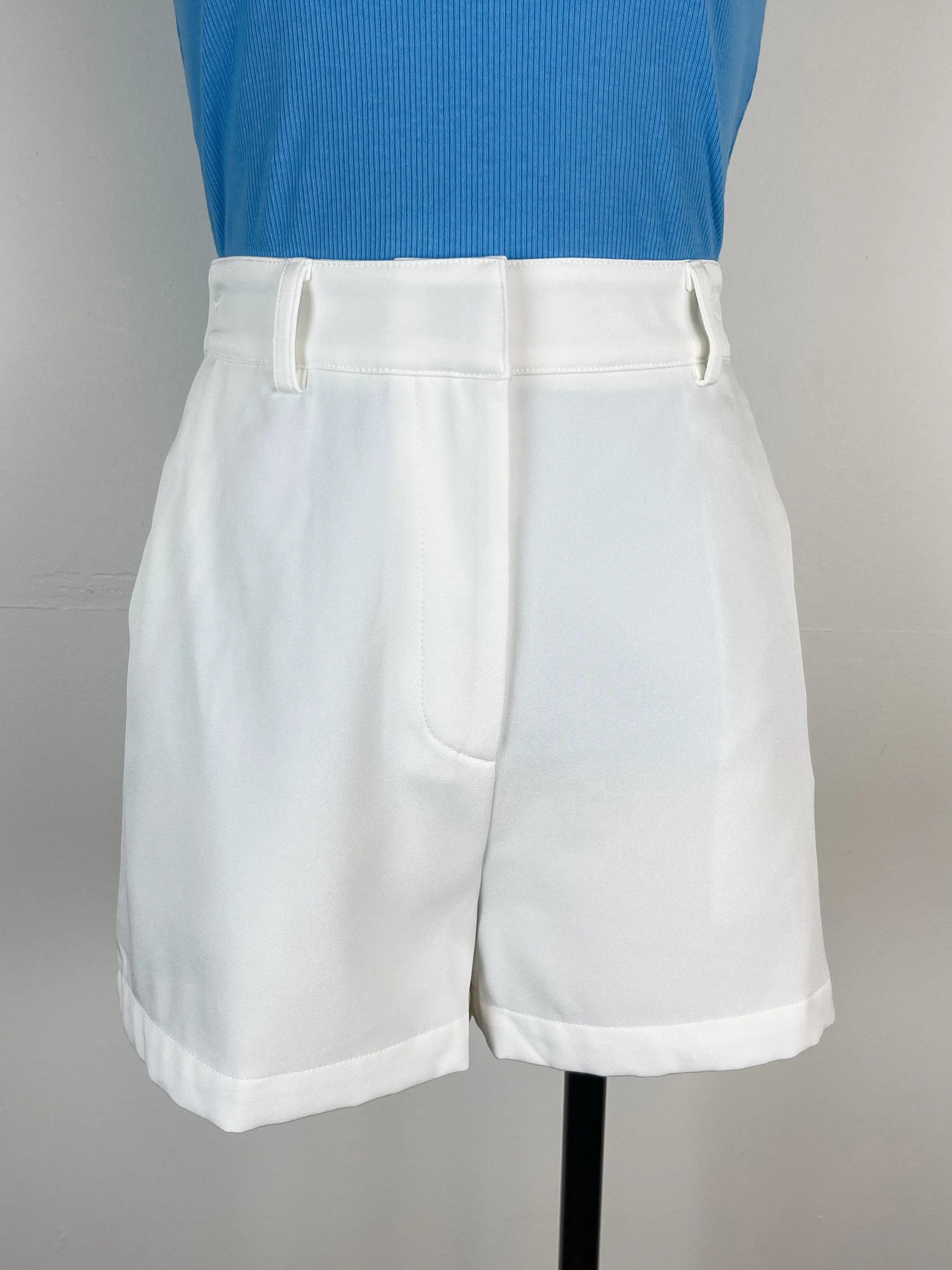 Sylvie Tailored Shorts in White